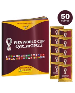 FIFA World Cup Qatar 2022™ - Álbum tapa suave + 50 Sobres